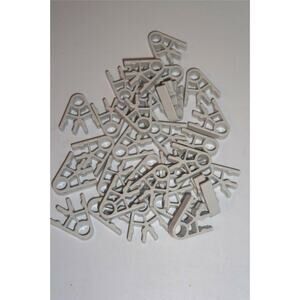 K'NEX 2-Way Connector Light Grey Gray Pieces Parts Standard Classic KNEX -614T18